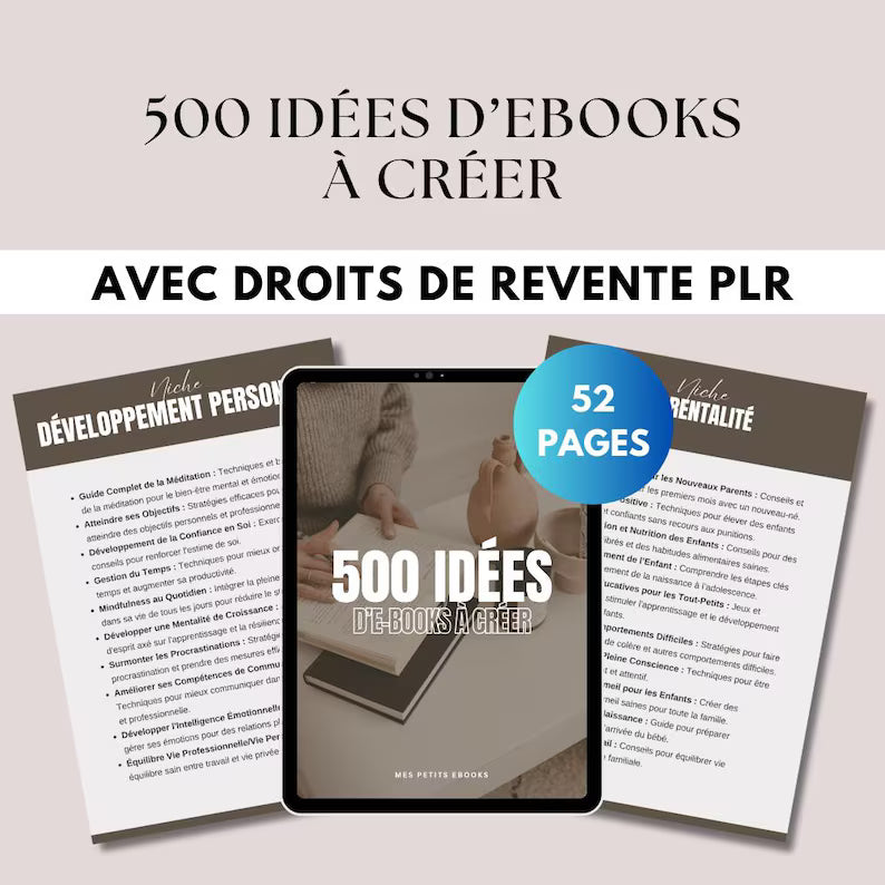 Launch Smarter – 500 Winning Digital Product Ideas with Extended Resale Rights