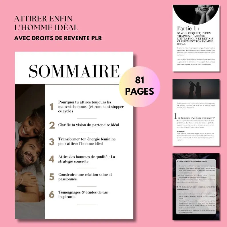 Attract an Aligned Man – Femme Fatale Seduction & Confidence Ebook | PLR License