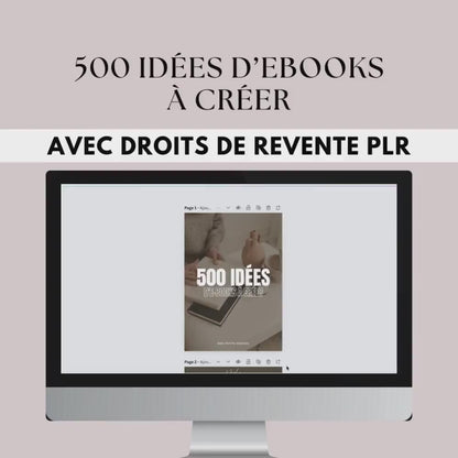 Launch Smarter – 500 Winning Digital Product Ideas with Extended Resale Rights